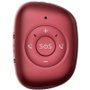 Leotec Localizador GPS Tracker 4G Rojo con Botón SOS y Detector de Caídas